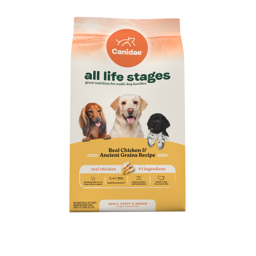 (新舊包裝隨機) Canidae Dog All Life Stages Dry Dog Food, Real Chicken & Ancient Grains Recipe 雞肉+原始殼物配方 15lb (原價$432) (1115) (訂貨需時3-5天)